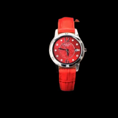 CASIO SHEEN Series Design quartz Business Watch SHE-4021L-4A Red Analog