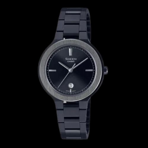 CASIO Analog 'Black Silver'