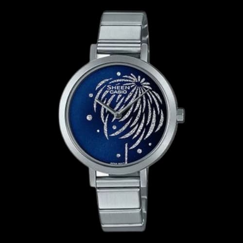CASIO SHEEN Series Subject Minimalistic Business Casual SHE-C130D-2AUPFY-person Watch Blue Analog