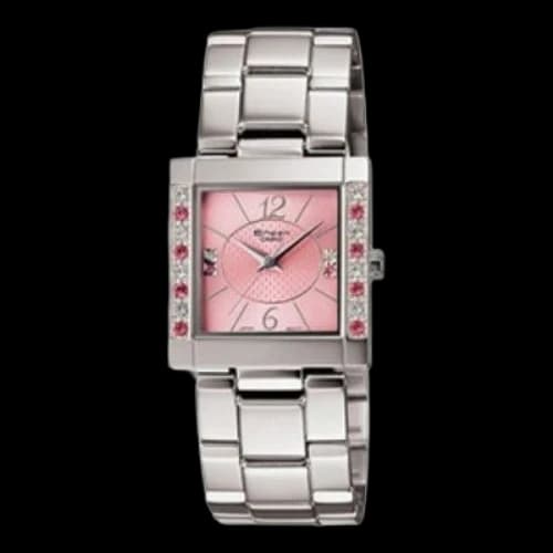 CASIO SHEEN Waterproof Stainless Steel Strap Pink Analog