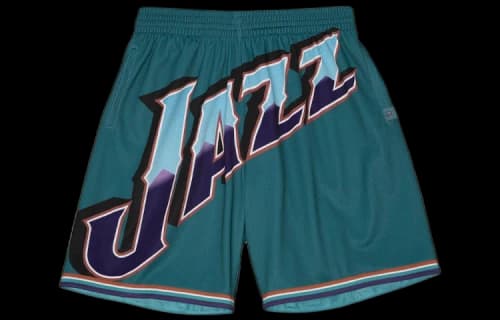 Mitchell & Ness x NBA Hardwood Classics Big Face 2.0 Shorts 'Utah Jazz'