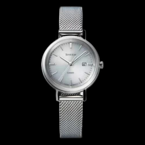 CASIO SHEEN Stylish Simplicity Thin and light Strap Student Watch Analog