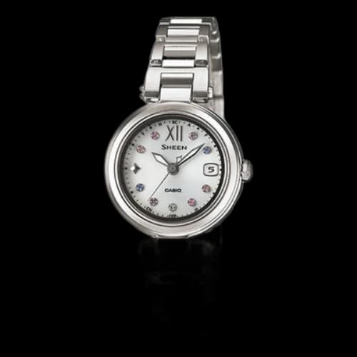 CASIO Female SHEEN Japan / South Korea Fashion Analog Solar Powered