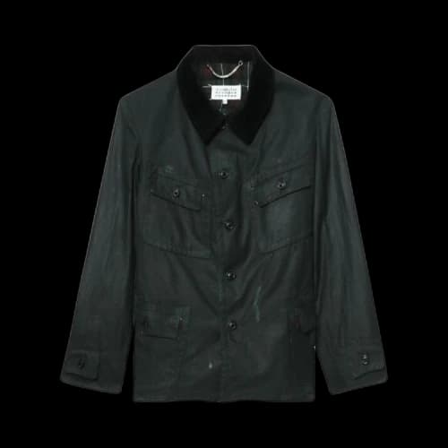 Maison Margiela Waxed Jacket 'Petrol'
