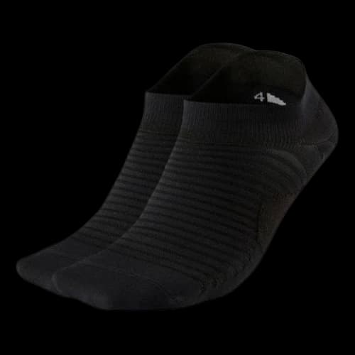 Nike park Lightweight Solid Color Sports Breathable Training Socks One Pair Black