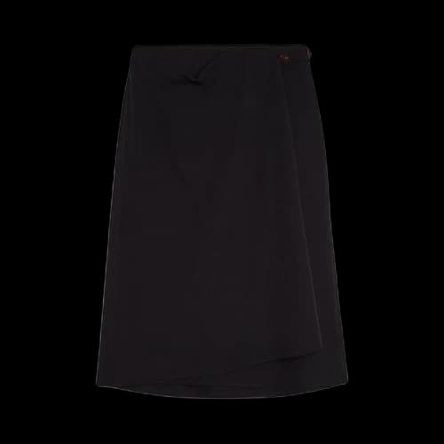 Lemaire Twisted Wrap Over Skirt 'Squid Ink'