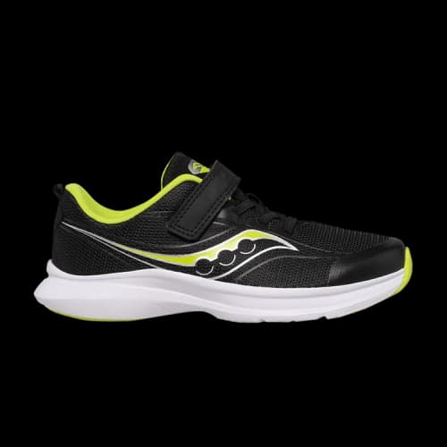 Saucony Kinvara 13 A/C Big Kid 'Black Lime'