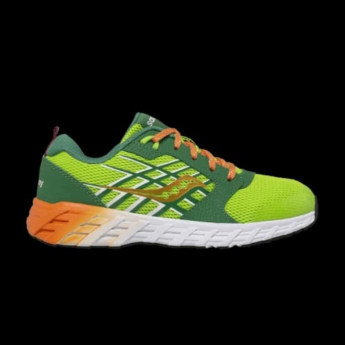 Saucony Wind 2.0 Lace Big Kid 'Green Orange'