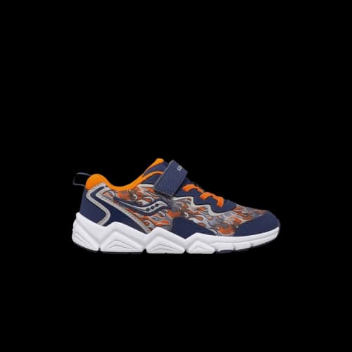 Saucony Flash A/C 3.0 Big Kid 'Navy Flames'