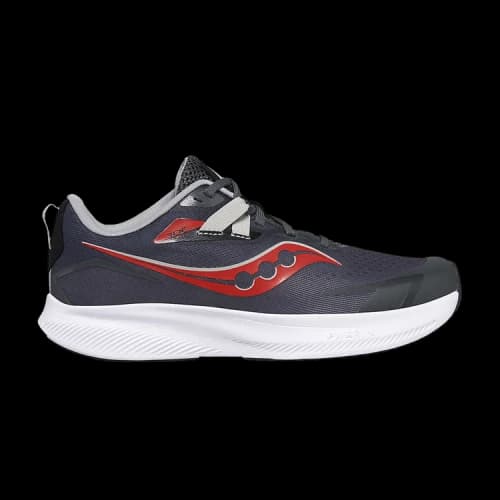 Saucony Ride 15 Big Kid 'Grey Red'