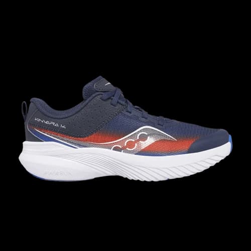 Saucony Kinvara 14 Big Kid 'Navy Red'