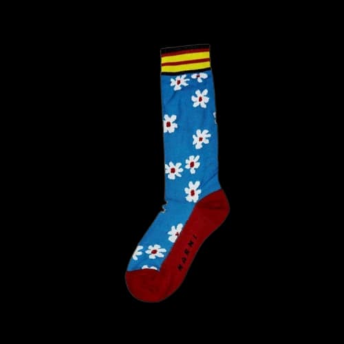 Marni Daisy Sock 'Smoke Blue'