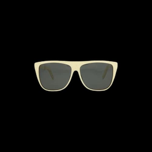 Saint Laurent Square Sunglasses 'Ivory/Grey'