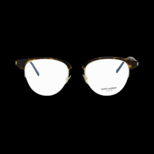 Saint Laurent Round Optical Glasses 'Avana/Transparent'