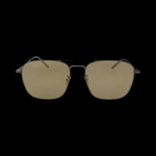 Saint Laurent Aviator Sunglasses 'Ruthenium/Brown'