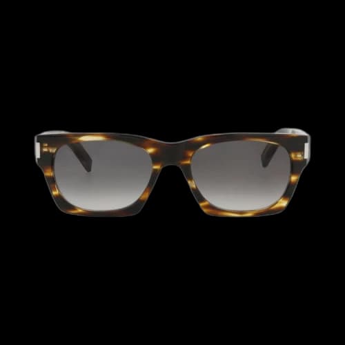 Saint Laurent Square Sunglasses 'Havana/Grey'