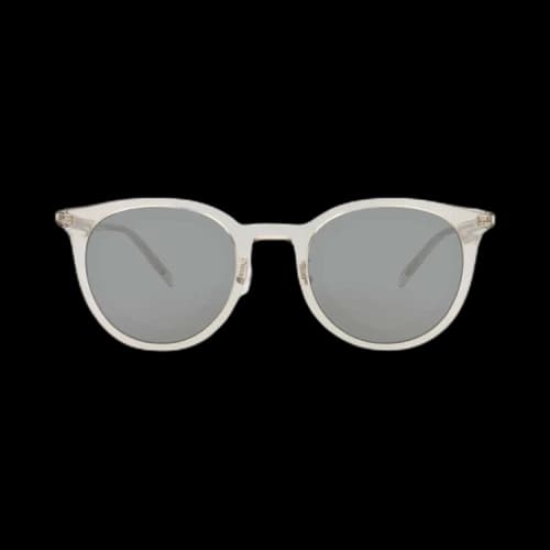 Saint Laurent Round Sunglasses 'Beige/Silver'