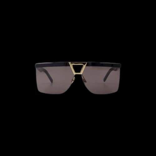 Saint Laurent Shield Shape Frame Sunglasses 'Black'