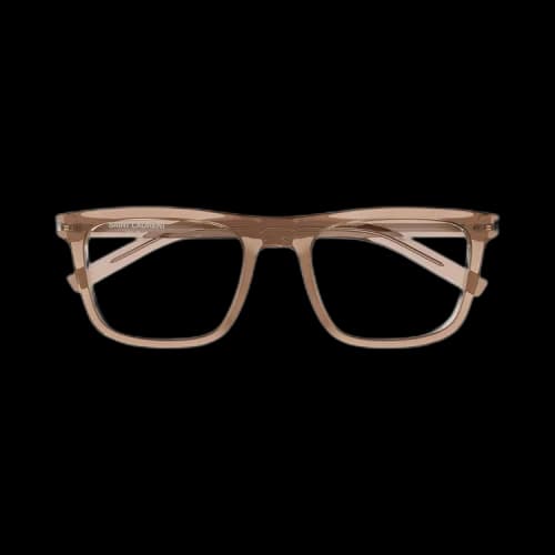Saint Laurent Square Frame Eyeglasses 'Brown'