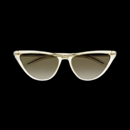Saint Laurent Cat Eye Sunglasses 'Yellow/Brown'
