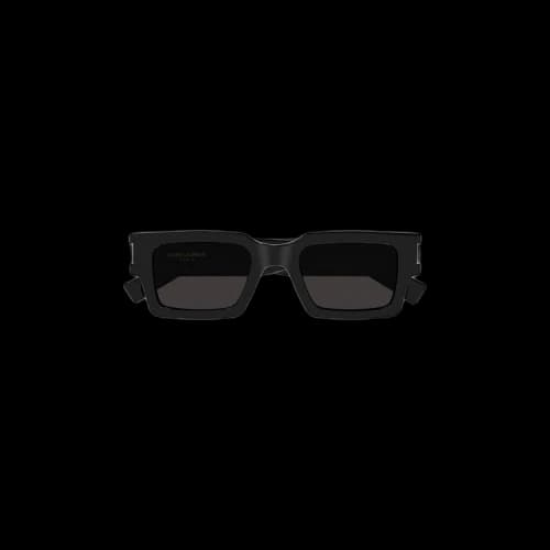 Saint Laurent Geometric Frame Sunglasses 'Black'