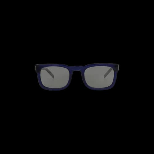 Saint Laurent Square Sunglasses 'Blue/Silver'