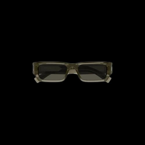 Saint Laurent Sunglasses 'Shiny Transparent Taupe'