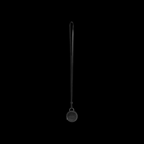 Lemaire Molded Tape Necklace 'Black'