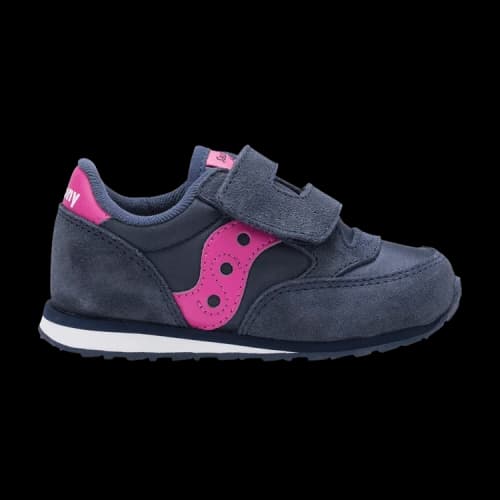 Saucony Jazz Hook & Loop Big Kid 'Navy Pink'