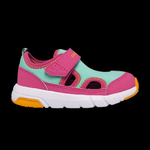 Saucony Quicksplash Little Kid 'Pink Turquoise'