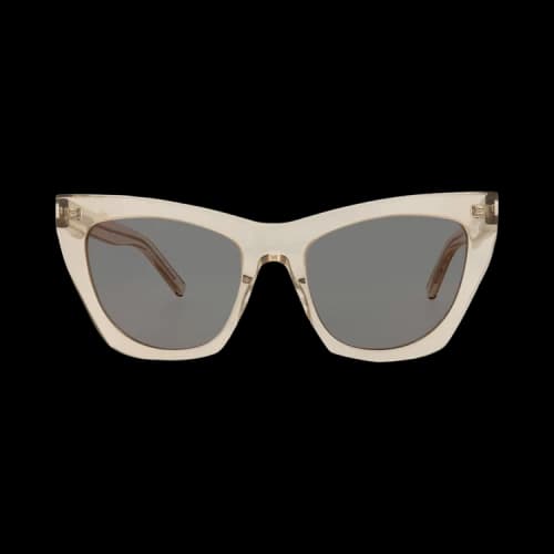 Saint Laurent Cat Eye-Frame Recycled Acetate Sunglasses Nude Nude Copper (SL214KATE-30002632-023)