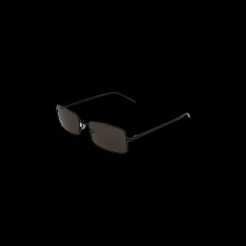 Saint Laurent Square Frame Metal Sunglasses 'Black'