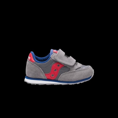 Saucony Jazz Hook & Loop Little Kid 'Grey Red'