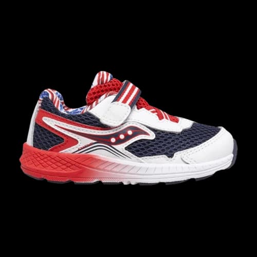Saucony Ride 10 Little Kid 'Red White Blue'