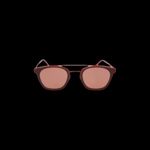 Saint Laurent Square Rectangle Sunglasses 'Red'