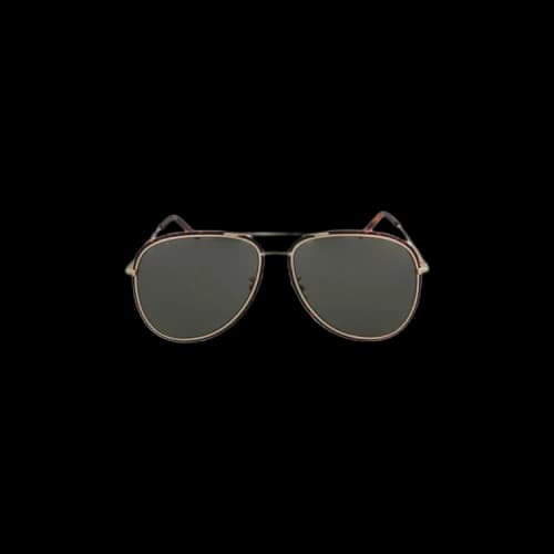 Saint Laurent Aviator Frame Metal Sunglasses 'Gold'