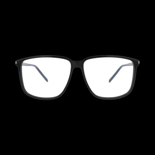 Saint Laurent Square-Frame Acetate Optical Frames 'Black/Transparent'