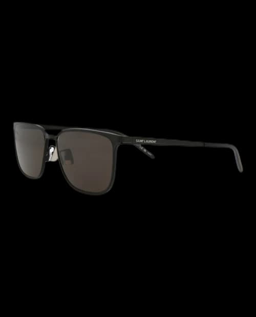Saint Laurent Square Rectangle Sunglasses Black/Black/Black (SL428-30010694-002)
