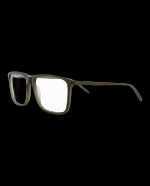 Saint Laurent Square Eyeglasses Green/Green/Transparent (SL454-30011112-008)