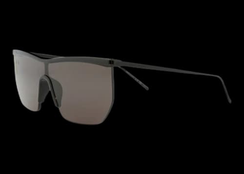 Saint Laurent Shield Sunglasses Black/Black (SL519MASK-30013068-001)