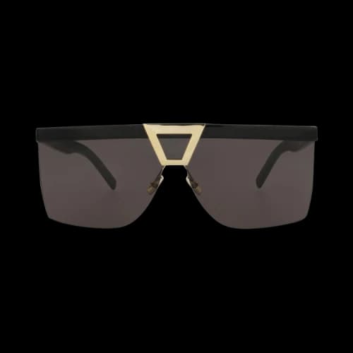 Saint Laurent Shield-Frame Acetate Sunglasses 'Black'