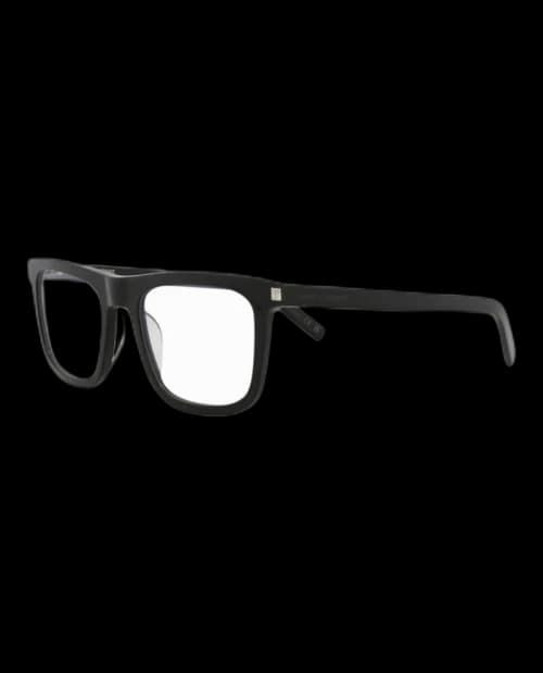 Saint Laurent Square Eyeglasses Black/Black/Transparent (SL547SLIMO-30013701-001)