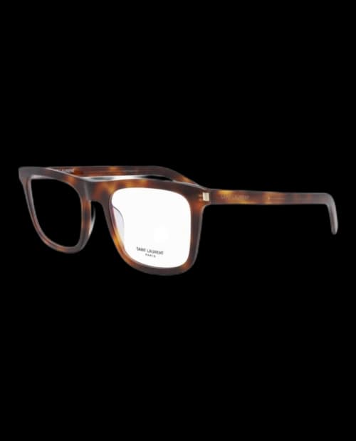 Saint Laurent Square Eyeglasses Havana/Havana/Transparent (SL547SLIMO-30013701-002)