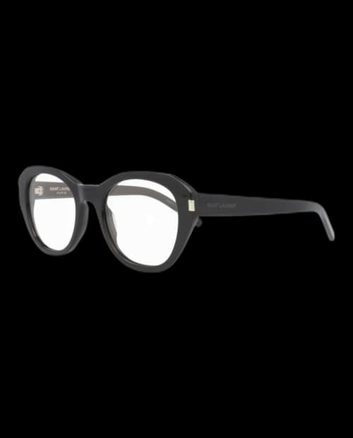 Saint Laurent Round Sunglasses Black/Black/Yellow (SL604-30014381-001)