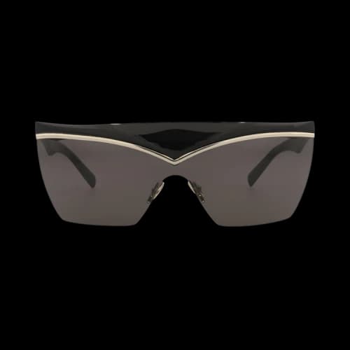 Saint Laurent Shield-Frame Injection Sunglasses Black Black Black (SL614MASK-30014960-001)