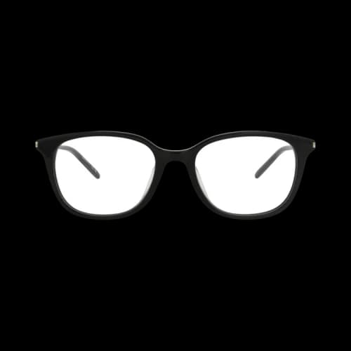 Saint Laurent Square-Frame Recycled Acetate Optical Frames 'Black/Transparent'