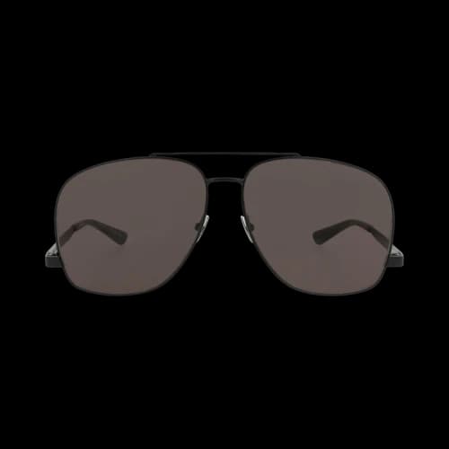 Saint Laurent Aviator-Frame Metal Sunglasses 'Black'