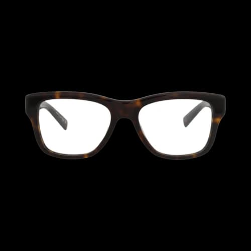 Saint Laurent Square-Frame Recycled Acetate Optical Frames 'Havana/Transparent'