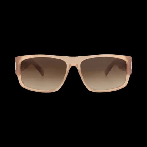 Saint Laurent Square-Frame Recycled Acetate Sunglasses Orange Orange Brown (SL689-30015232-006)