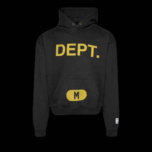 Gallery Dept. Size Logo Hoodie 'Vintage Black'